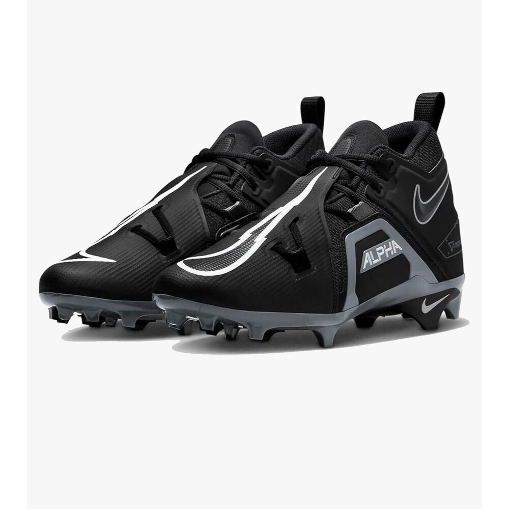 Nike Alpha Menace Pro 3 Shadow Black Football Cleats CT6649-010 Mens  NEW